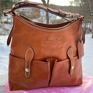 DOONEY & BOURKE FLORENTINE VACCHETTA LEATHER LUCY HOBO